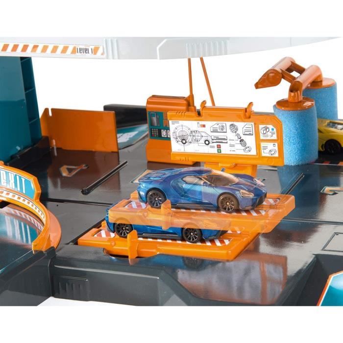 Garage Majorette City Flex avec 5 véhicules - Garage jouet - Achat