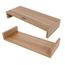Augmenter L Ecran Augmenter Le Support Pc Tablette De Bureau Bois Naturel Hautxisshop Fixation Support Tv Avis Et Prix Pas Cher Cdiscount