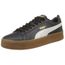 puma core baskets en daim à plateforme noir