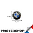 logo a collé 11mm bmw embleme autocollant sticker pour BMW 11mm - Mastershop-0