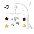 BTH12744-Swonuk 10 pcs Mobile musical pour lit bébé, poussette rotative chevet cloche hochet jouet avec musique douce pour nou-0