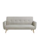 CONCEPT USINE BERLIN - Canapé scandinave convertible 3 places beige