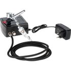 TOMTOP KKmoon 100-250V alimentation professionnelle Gravity Alimentation à double action Airbrush Kit Compresseur d'air