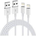 TOP4PC Chargeur pour iPhone 11 / iPhone 11 Pro / iPhone 11 Pro Max Cable USB Data Synchro Blanc 1m [Lot de 2]