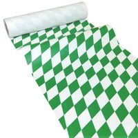 JUNOPAX Chemin de Table en papier losagne vert 50 m x 0,40 m |  imperméable et peut être essuyée