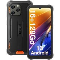 Blackview BV5300 Plus Smartphone Robuste 6.1" Écran 16Go + 128Go 6580mAh Batterie 13MP IP68 Téléphone 4G Double SIM NFC GPS -