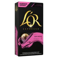 L'OR - Espresso Sublime Or Rose 52G - Lot De 3