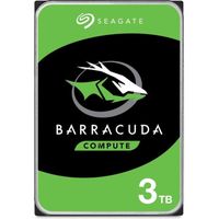 SEAGATE - Disque dur Interne - BarraCuda - 3To - 5 400 tr/min - 3.5"
