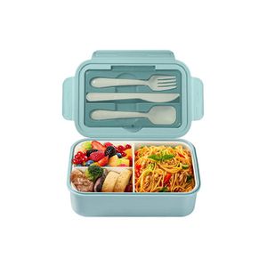 5five Lunch Box Double Compartiments Avec Couverts - Idéale Pour Repas Au Bureau Ou École