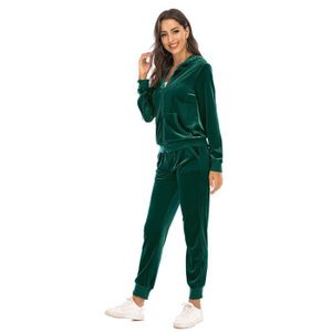 Survêtement Femme 2 Pièces – Sweatshirt + Jogging En Coton, Confortable Pour La Maison, Sport, Décontracté