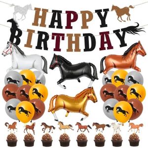 Decoration anniversaire cheval - Cdiscount