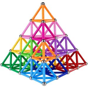 ASSEMBLAGE CONSTRUCTION Jeu De Construction - Blocs Magnétique 3D - 178 Pièces - Jouet Puzzle