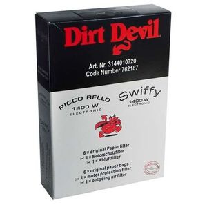 5 x E62 U62 poussière sacs pour dirt devil DDCYLBG 5 DC0038 DCC038 aspirateur 