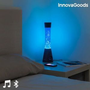 Bitblin Flow Lamp Lampe de Lave Bluetooth avec Haut-parleurs Bleu 12 x 12 x 40 cm 