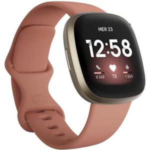 Montre connectée sport FITBIT Versa 3 - Montre connectée - Autonomie + de 6 jours - Rose