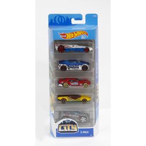 Hot wheels coffret de 10 vehicules, vehicules-garages