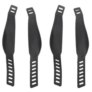 Sangles De Pédale Pour Vélo D'appartement – Fixations Pieds Universelles – Noires