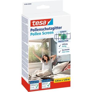 EXTRACTION VÉGÉTALE Tesa Ecran Anti-Pollen Transparent pour les Allergies - Pour Fenêtres S'ouvrant vers l'Intérieur - Découpable, avec Bande Auto-A49