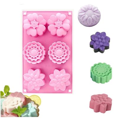 Lot De 3 Moules à Savon Silicone Rectangulaires - Fabrication Savon, Cupcakes, Muffins Faits Maison