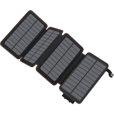 Chargeur Solaire ADDTOP 25000mAh - 3 Ports USB, Lumière LED | Power Bank Portable Extérieur