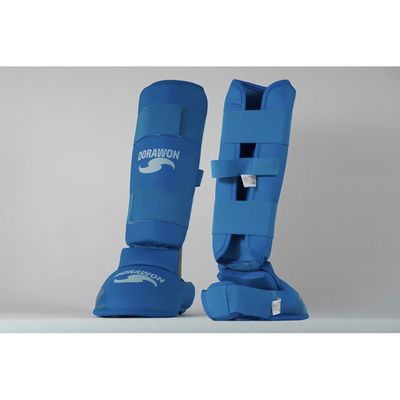 AUNGKWANG Protège-Tibias De Foot – Manchons Anti-Chocs En Mousse EVA, Tailles XS à XL, Pour Hommes, Femmes Et Enfants (Noir, Bleu, Blanc)