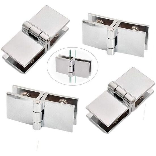 Charnière En Alliage De Zinc Pour Porte En Verre – 1 Pièce, Texture Brossée, Pour 4-7 Ou 5-10 Mm