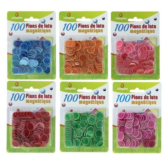 Bâton loto magnétique 100 pions