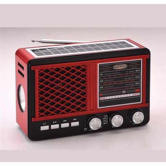 Radio vintage Grundig grand format – bois – multibandes – fonctionne parfaitement - CD - Musique
