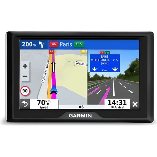 Navigateur GPS GARMIN Drive™ 52 LMT-S (SE) - Europe du Sud - 5" - TFT - écran tactile - Noir