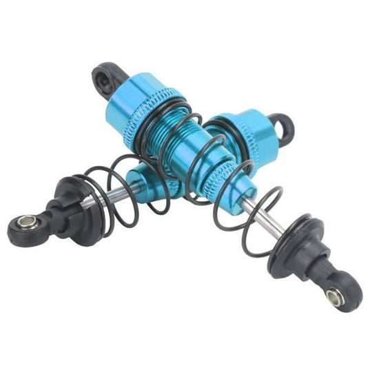 4 Amortisseurs RC Pour FMS FCX24 1/18 1/24 - En Alliage D'aluminium Et Acier, Réglables, Couleur Rouge