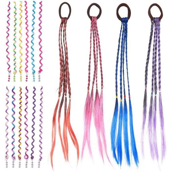 Élastique à Cheveux Plume Bohème 63 Cm - Marron - Neuf Sans étiquette