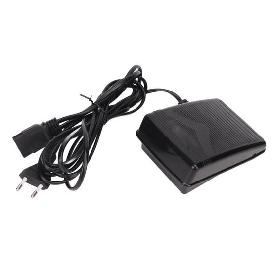 Pédale De Machine à Coudre - ZJCHAO - Remplacement 220V - Prise UE - Couleur Noir - Sécurité