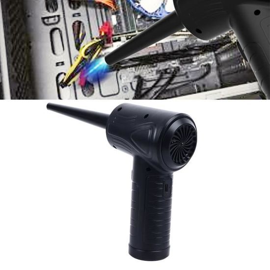 Souffleur à Air Comprimé Rechargeable 3 Vitesses 60000 RPM - Nettoyeur PC, Clavier, Voiture - Alternative Éco Aux Bombes Aérosol