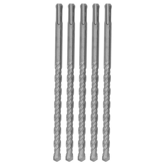 Foret Professionnel à Double Spirale WERHE - Diamètre 80 Mm, Longueur 800 Mm, Carbure