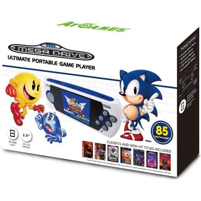 AtGames Sega Genesis Ultimate console de jeux portables 7 11 cm 2.8 Neuf