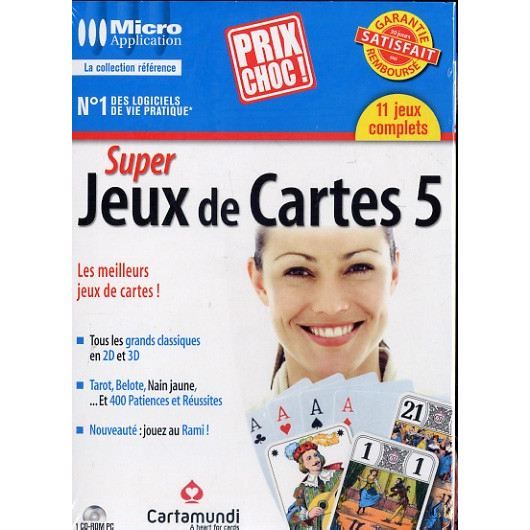 SUPER JEUX DE CARTES 5 / PC CDROM Cdiscount Jeux vidéo