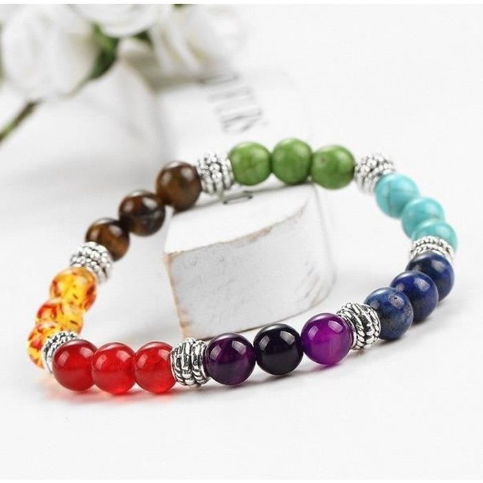 Bracelet - Gourmette - Jonc - Bracelet perle femme «Lucky charm»