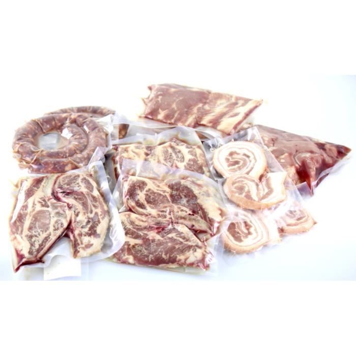 Porc Noir Occitan - Colis de viande de porc noir gascon direct Eléveur