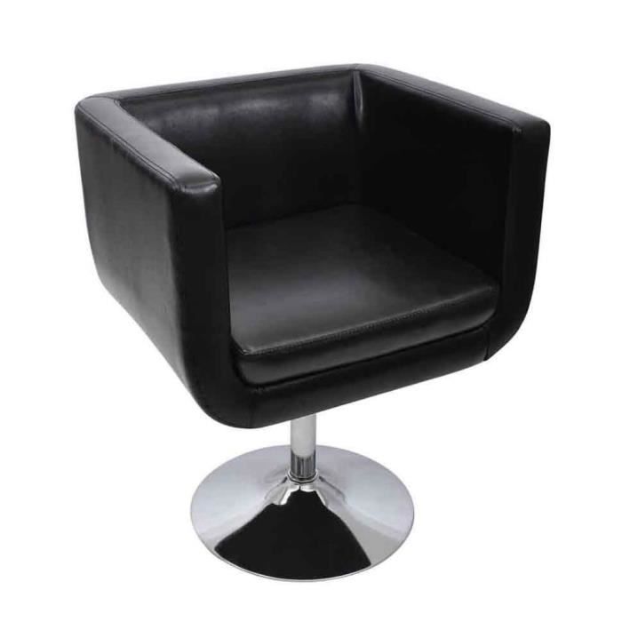Magnifique Fauteuil Design Club Noir
