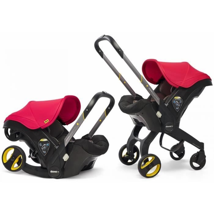 Seggiolino Auto Passeggino Doona 2 In 1 Gruppo 0+ Flame Red SP150-20-031-009