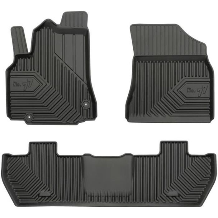 TAPIS DE SOL EN CAOUTCHOUC pour PEUGEOT Partner II 2008-2019 - CITROEN Berlingo II 2008-2018