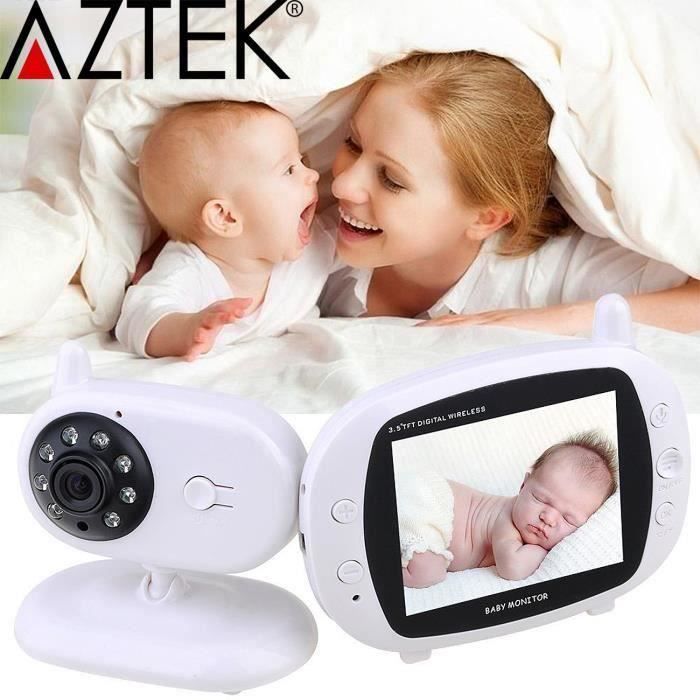 Babyphone vidéo numérique camera-bébé Sans fil Multifonctions