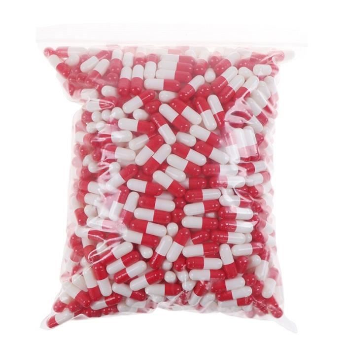 1000 pièces-sac Capsule de gélatine vide Capsule de gélatine vide Capsule de gélatine dure Gel cachère clair pour le sto SD10188