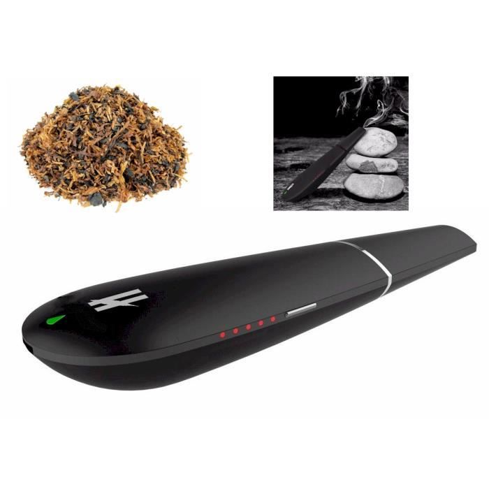 BLK Vaporisateur du vrai tabac Chichas électronique