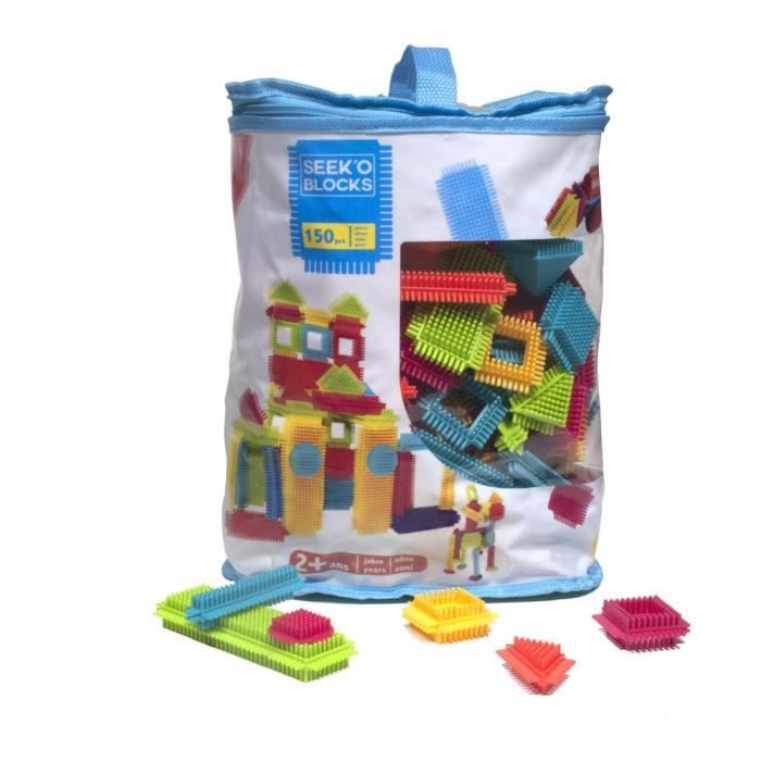 SEEK'O BLOCKS Jeu de construction - Sac 150 Pièces