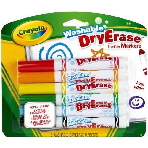 CRAYOLA DRY ERASE - 98-5807-E-000 - FEUTRE - 6 …