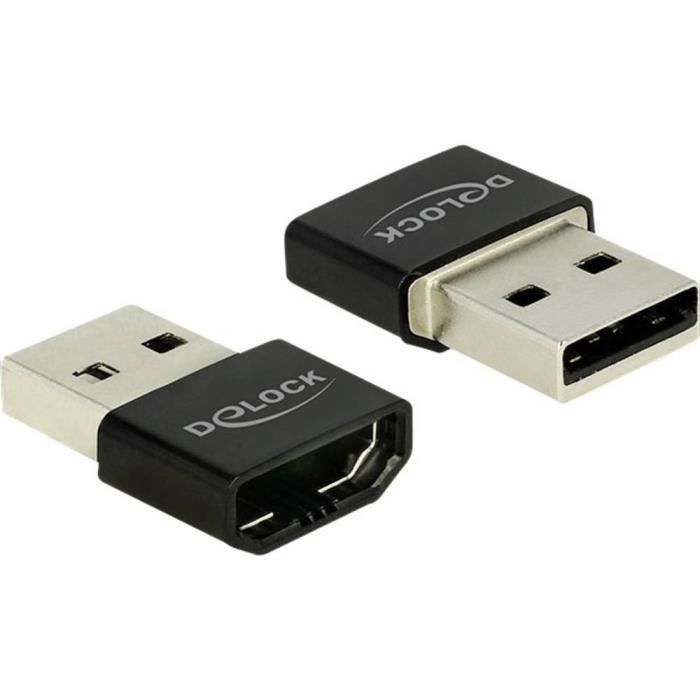 téléphone portable Adaptateur [1x HDMI femelle - 1x USB 2.0 type A mâle]Delock