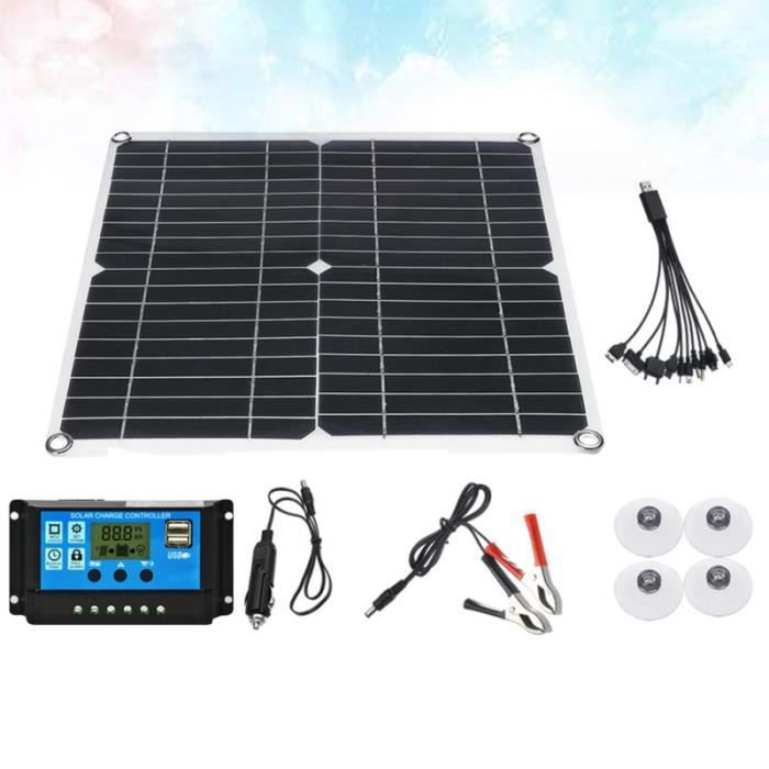 1 Ensemble Panneau Solaire Chargeeur Avec Régulateur kit photovoltaique - kit solaire genie thermique - climatique - chauffage