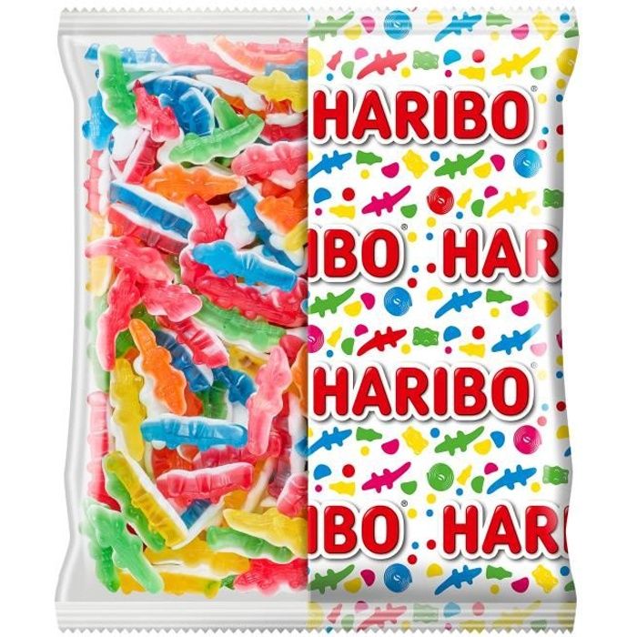 HARIBO Sachet de bonbon Crocodile en vrac gros format - 2 kg