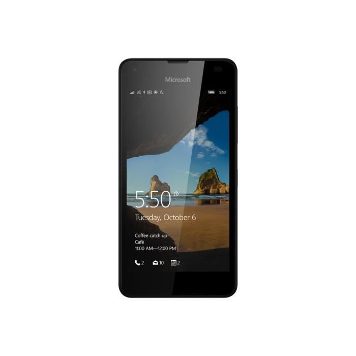 Microsoft Lumia 550 Smartphone 4G LTE 8 Go microSDXC slot GSM 4.7- 1 280 x 720 pixels (315 ppi) 5 MP (caméra avant de 2…